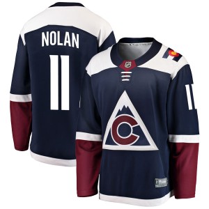 Men's Fanatics Branded Colorado Avalanche Owen Nolan Navy Alternate Jersey - Breakaway