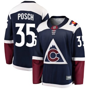 Men's Fanatics Branded Colorado Avalanche Isak Posch Navy Alternate Jersey - Breakaway