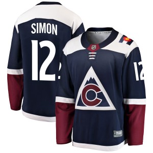 Men's Fanatics Branded Colorado Avalanche Chris Simon Navy Alternate Jersey - Breakaway