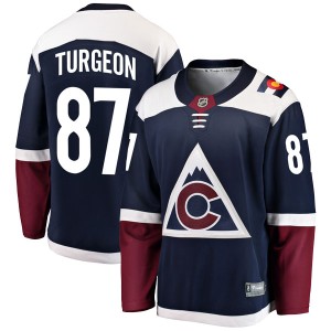 Men's Fanatics Branded Colorado Avalanche Pierre Turgeon Navy Alternate Jersey - Breakaway