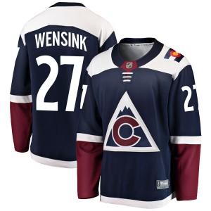 Men's Fanatics Branded Colorado Avalanche John Wensink Navy Alternate Jersey - Breakaway