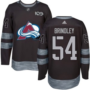 Youth Colorado Avalanche Gavin Brindley Black 1917-2017 100th Anniversary Jersey - Authentic
