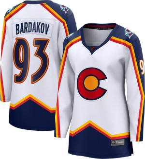Women's Fanatics Branded Colorado Avalanche Zakhar Bardakov White Special Edition 2.0 Jersey - Breakaway
