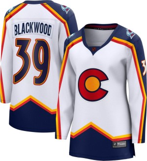 Women's Fanatics Branded Colorado Avalanche Mackenzie Blackwood White Special Edition 2.0 Jersey - Breakaway