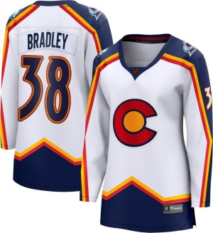 Women's Fanatics Branded Colorado Avalanche Chase Bradley White Special Edition 2.0 Jersey - Breakaway