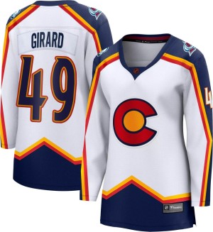 Women's Fanatics Branded Colorado Avalanche Samuel Girard White Special Edition 2.0 Jersey - Breakaway