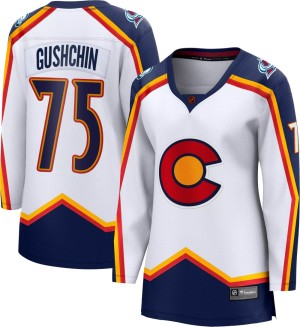 Women's Fanatics Branded Colorado Avalanche Danil Gushchin White Special Edition 2.0 Jersey - Breakaway