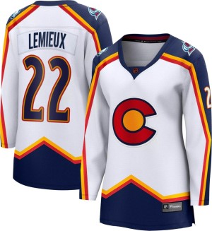 Women's Fanatics Branded Colorado Avalanche Claude Lemieux White Special Edition 2.0 Jersey - Breakaway