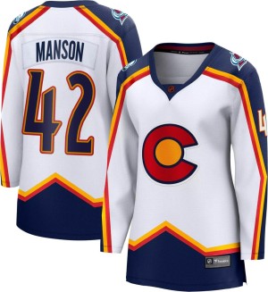 Women's Fanatics Branded Colorado Avalanche Josh Manson White Special Edition 2.0 Jersey - Breakaway