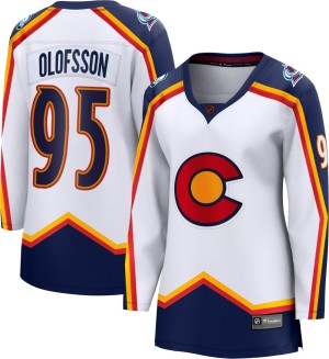 Women's Fanatics Branded Colorado Avalanche Victor Olofsson White Special Edition 2.0 Jersey - Breakaway