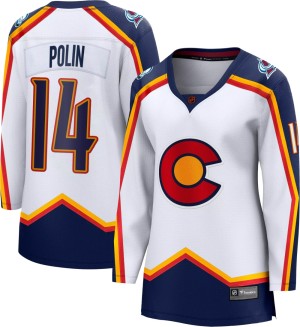 Women's Fanatics Branded Colorado Avalanche Jason Polin White Special Edition 2.0 Jersey - Breakaway