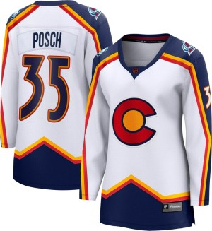 Women's Fanatics Branded Colorado Avalanche Isak Posch White Special Edition 2.0 Jersey - Breakaway