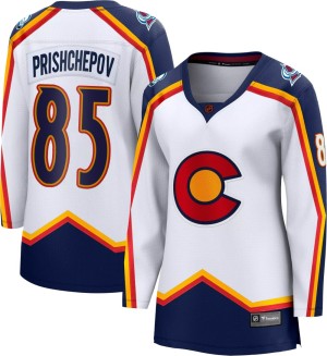 Women's Fanatics Branded Colorado Avalanche Nikita Prishchepov White Special Edition 2.0 Jersey - Breakaway