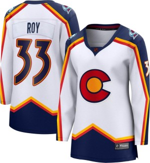 Women's Fanatics Branded Colorado Avalanche Patrick Roy White Special Edition 2.0 Jersey - Breakaway