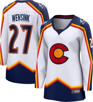 Women's Fanatics Branded Colorado Avalanche John Wensink White Special Edition 2.0 Jersey - Breakaway