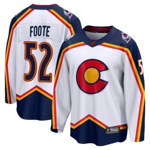 Men's Fanatics Branded Colorado Avalanche Adam Foote White Special Edition 2.0 Jersey - Breakaway