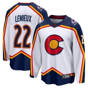 Men's Fanatics Branded Colorado Avalanche Claude Lemieux White Special Edition 2.0 Jersey - Breakaway