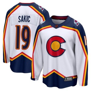 Men's Fanatics Branded Colorado Avalanche Joe Sakic White Special Edition 2.0 Jersey - Breakaway