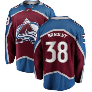 Men's Fanatics Branded Colorado Avalanche Chase Bradley Maroon Home Jersey - Breakaway