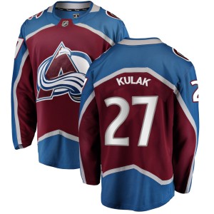 Men's Fanatics Branded Colorado Avalanche Brett Kulak Maroon Home Jersey - Breakaway