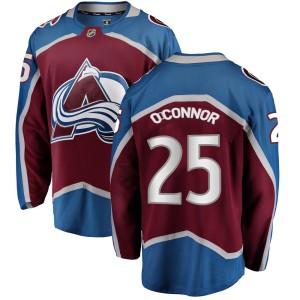 Men's Fanatics Branded Colorado Avalanche Logan O'Connor Maroon Home Jersey - Breakaway