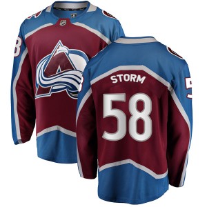 Men's Fanatics Branded Colorado Avalanche Ben Storm Maroon Home Jersey - Breakaway