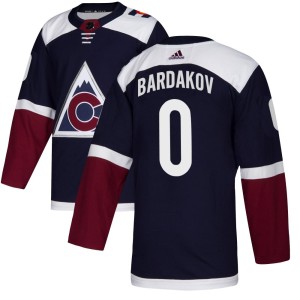 Men's Adidas Colorado Avalanche Zakhar Bardakov Navy Alternate Jersey - Authentic