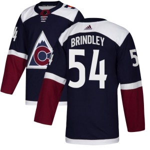 Men's Adidas Colorado Avalanche Gavin Brindley Navy Alternate Jersey - Authentic