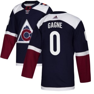 Men's Adidas Colorado Avalanche Alex Gagne Navy Alternate Jersey - Authentic