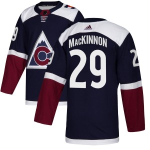 Men's Adidas Colorado Avalanche Nathan MacKinnon Navy Alternate Jersey - Authentic