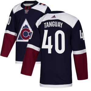 Men's Adidas Colorado Avalanche Alex Tanguay Navy Alternate Jersey - Authentic