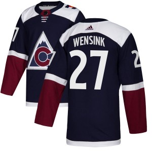 Men's Adidas Colorado Avalanche John Wensink Navy Alternate Jersey - Authentic