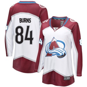 Women's Fanatics Branded Colorado Avalanche Brent Burns White Away Jersey - Breakaway