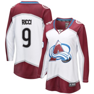 Women's Fanatics Branded Colorado Avalanche Mike Ricci White Away Jersey - Breakaway