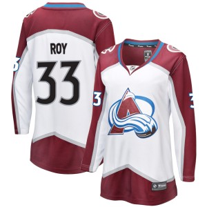 Women's Fanatics Branded Colorado Avalanche Patrick Roy White Away Jersey - Breakaway