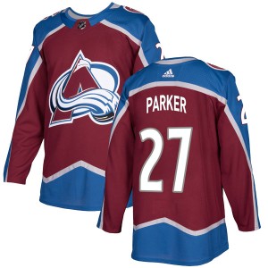 Men's Adidas Colorado Avalanche Scott Parker Burgundy Home Jersey - Authentic