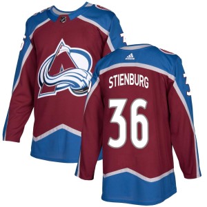 Men's Adidas Colorado Avalanche Matt Stienburg Burgundy Home Jersey - Authentic