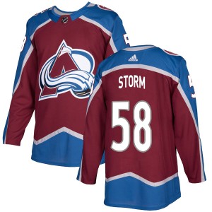 Men's Adidas Colorado Avalanche Ben Storm Burgundy Home Jersey - Authentic