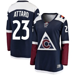 Women's Fanatics Branded Colorado Avalanche Ronnie Attard Navy Alternate Jersey - Breakaway