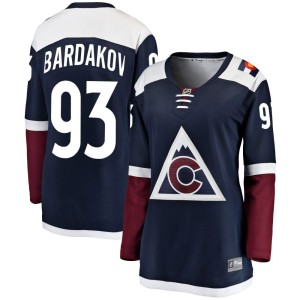 Women's Fanatics Branded Colorado Avalanche Zakhar Bardakov Navy Alternate Jersey - Breakaway
