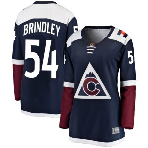 Women's Fanatics Branded Colorado Avalanche Gavin Brindley Navy Alternate Jersey - Breakaway