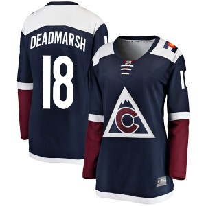 Women's Fanatics Branded Colorado Avalanche Adam Deadmarsh Navy Alternate Jersey - Breakaway