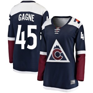 Women's Fanatics Branded Colorado Avalanche Alex Gagne Navy Alternate Jersey - Breakaway