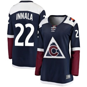 Women's Fanatics Branded Colorado Avalanche Jere Innala Navy Alternate Jersey - Breakaway