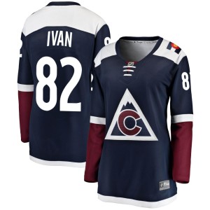 Women's Fanatics Branded Colorado Avalanche Ivan Ivan Navy Alternate Jersey - Breakaway