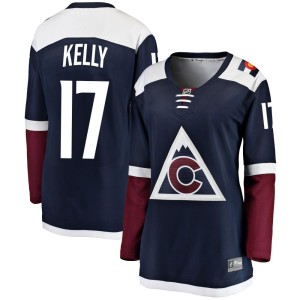 Women's Fanatics Branded Colorado Avalanche Parker Kelly Navy Alternate Jersey - Breakaway