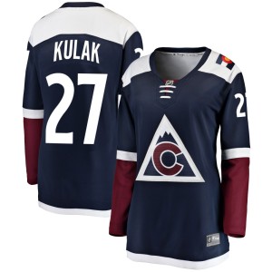Women's Fanatics Branded Colorado Avalanche Brett Kulak Navy Alternate Jersey - Breakaway