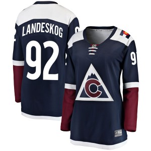 Women's Fanatics Branded Colorado Avalanche Gabriel Landeskog Navy Alternate Jersey - Breakaway