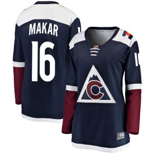 Women's Fanatics Branded Colorado Avalanche Taylor Makar Navy Alternate Jersey - Breakaway
