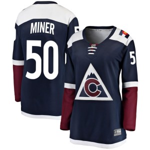 Women's Fanatics Branded Colorado Avalanche Trent Miner Navy Alternate Jersey - Breakaway